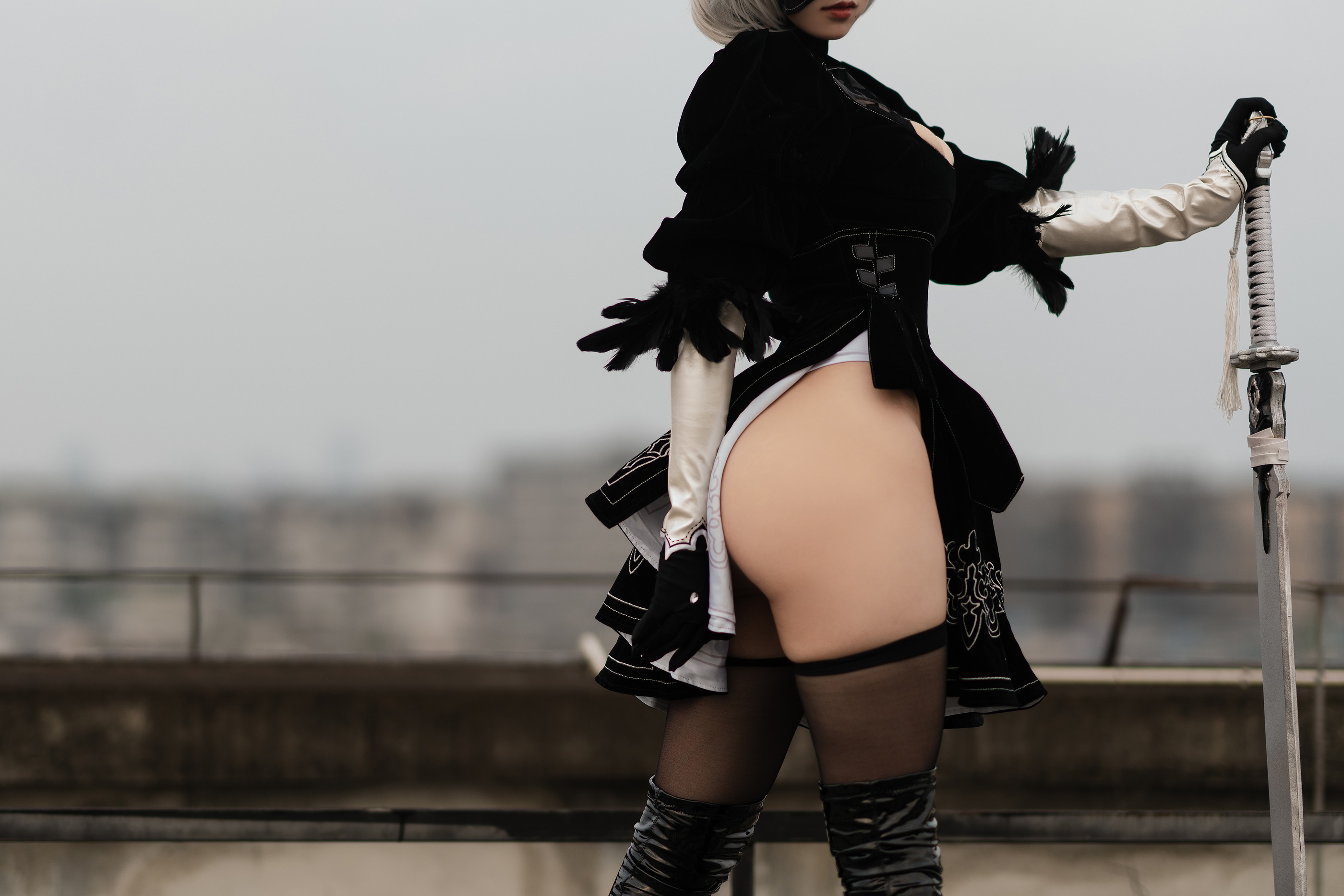 图片[1]-小仓千代w – NO.011 8月舰长写真 2B原皮 [20P]-XikXak